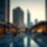 Architectural design of الاتحاد بلازا showcasing modern aesthetics